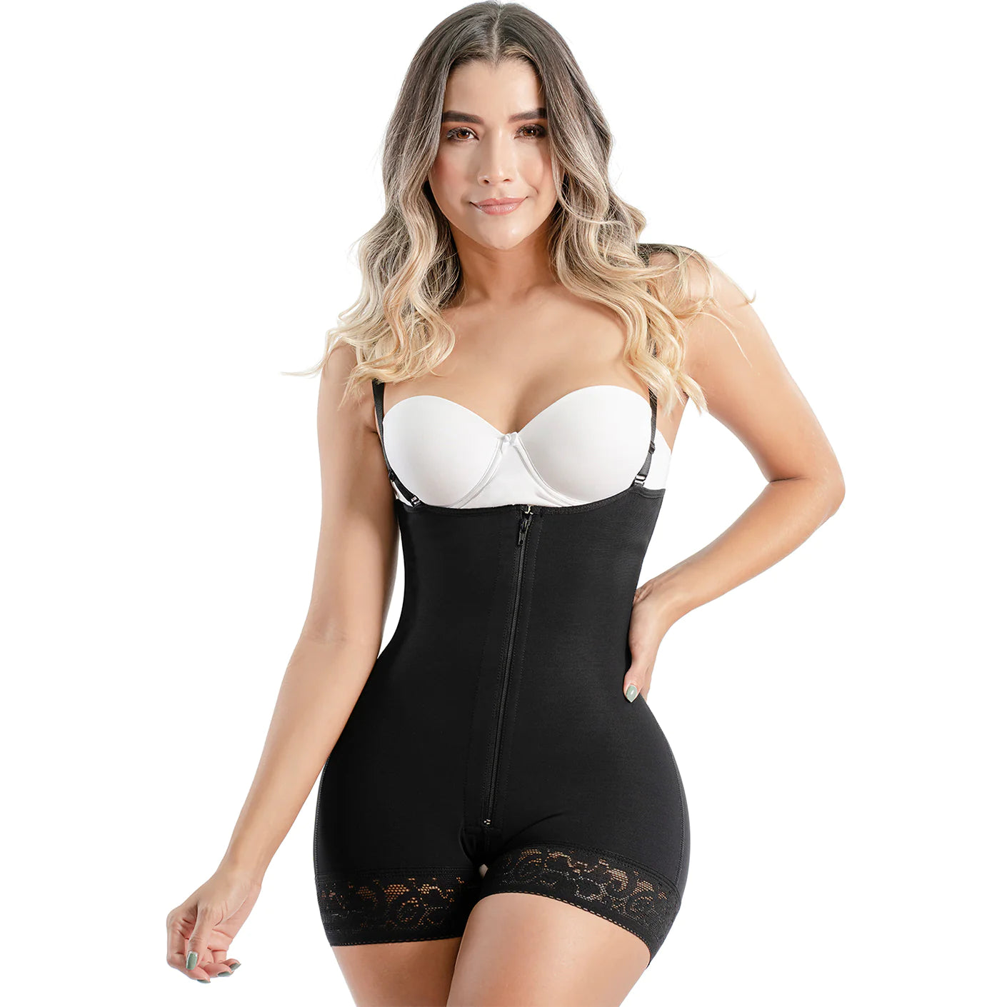 SONRYSE 095ZF | COLOMBIAN BUTT LIFTER STRAPLESS SHAPEWEAR BODYSUIT | POSTPARTUM AND DAILY USE | POWERNET