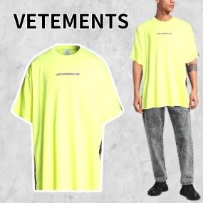 VETEMENTS  |Street Style Cotton Short Sleeves T-Shirts